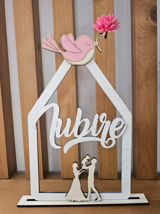 Decorațiune personalizată pentru familie – Povestea noastră de iubire