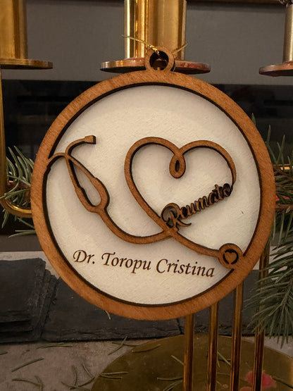 Glob „Doctor” Personalizat cu nume și specializare