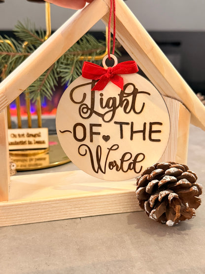 Glob gravat cu mesajul dorit