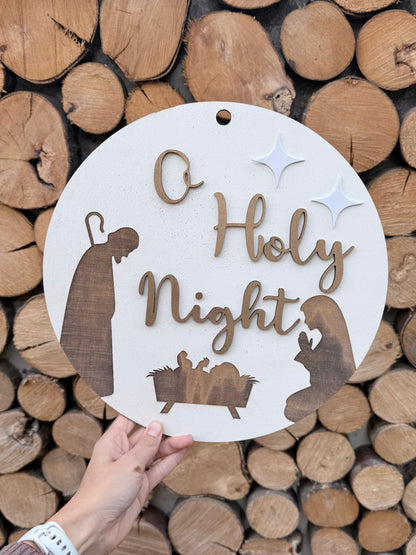 Decorațiune ușă - O Holy Night