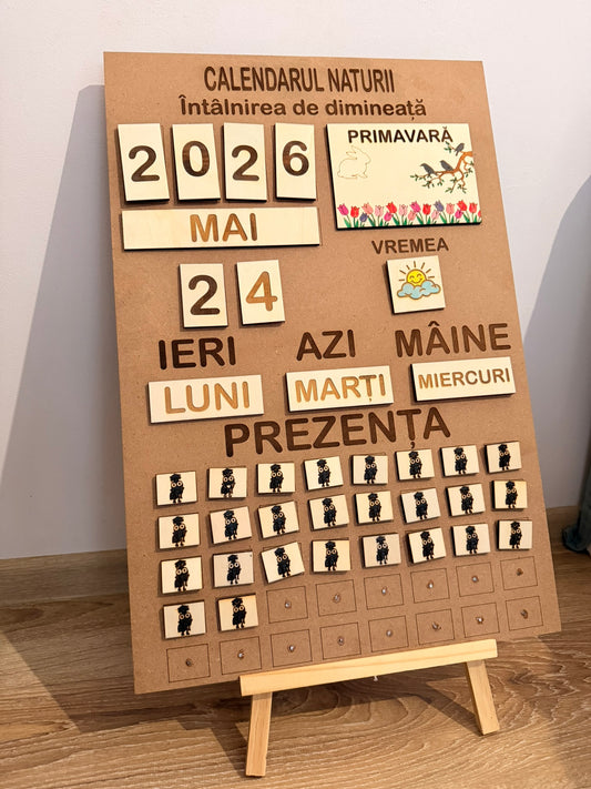 intalnirea de dimineata calendarul naturii furnicute copii gradinita